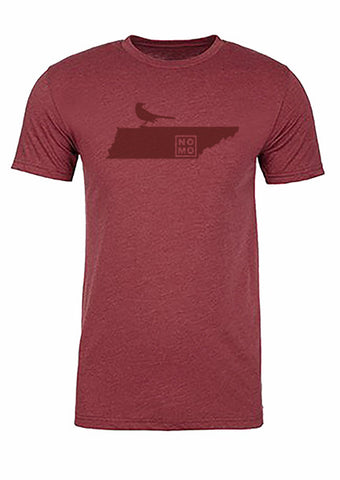 Tennessee State Bird Tee/Red on Red - Men's